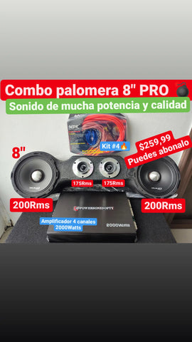 Combo Palomera 8" PRO