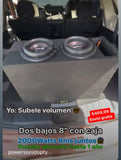 Combo. Dos Bajos 8” con Caja