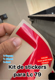 Kit de Stickers para Lc 79