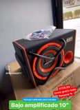 Bajo amplificado 10¨ 1500 watts