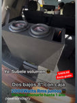 Combo. Dos Bajos 8” con Caja