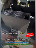 Combo. Dos Bajos 8” con Caja