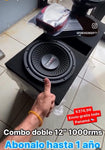 Combo Doble de 12” de 1000 RMS