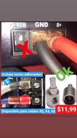 Conector /Reductor de Cableado.  para Amplificadores