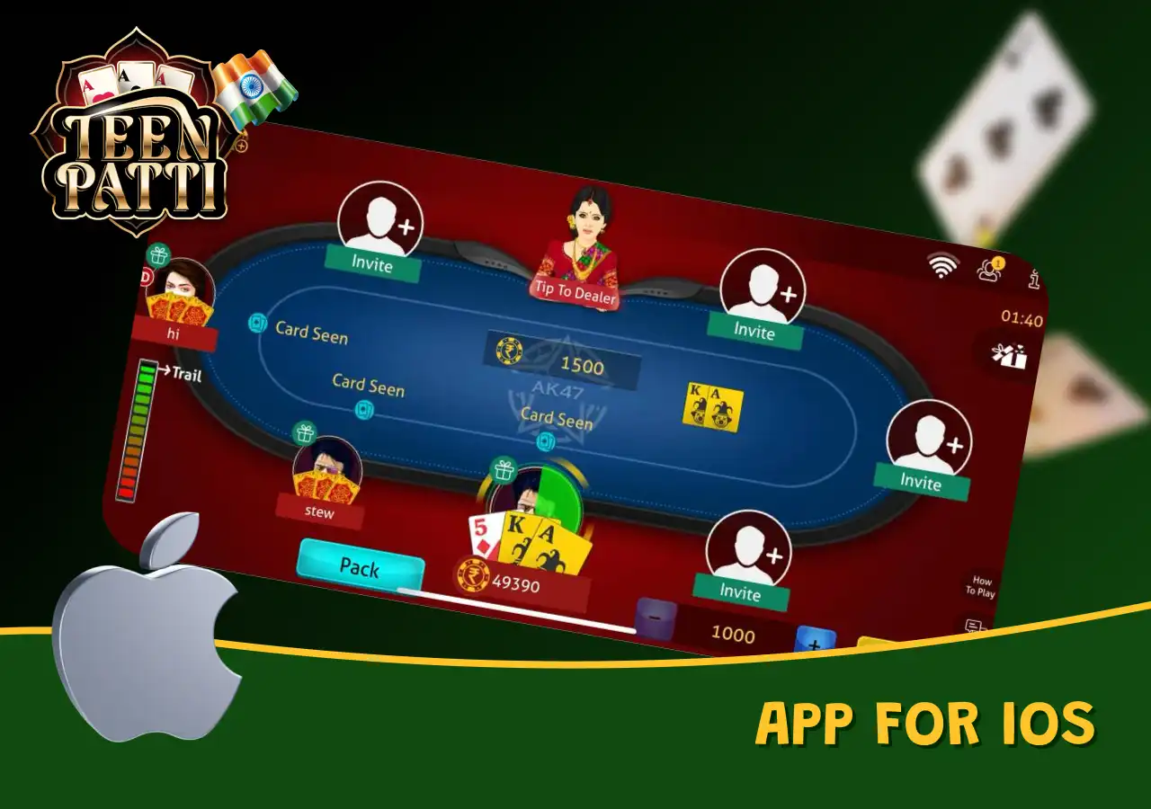 Teen Patti app download for iOS iPhone and iPad